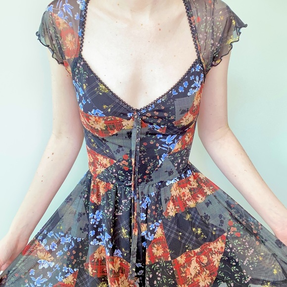 Urban Outfitters Dresses & Skirts - patchwork romper